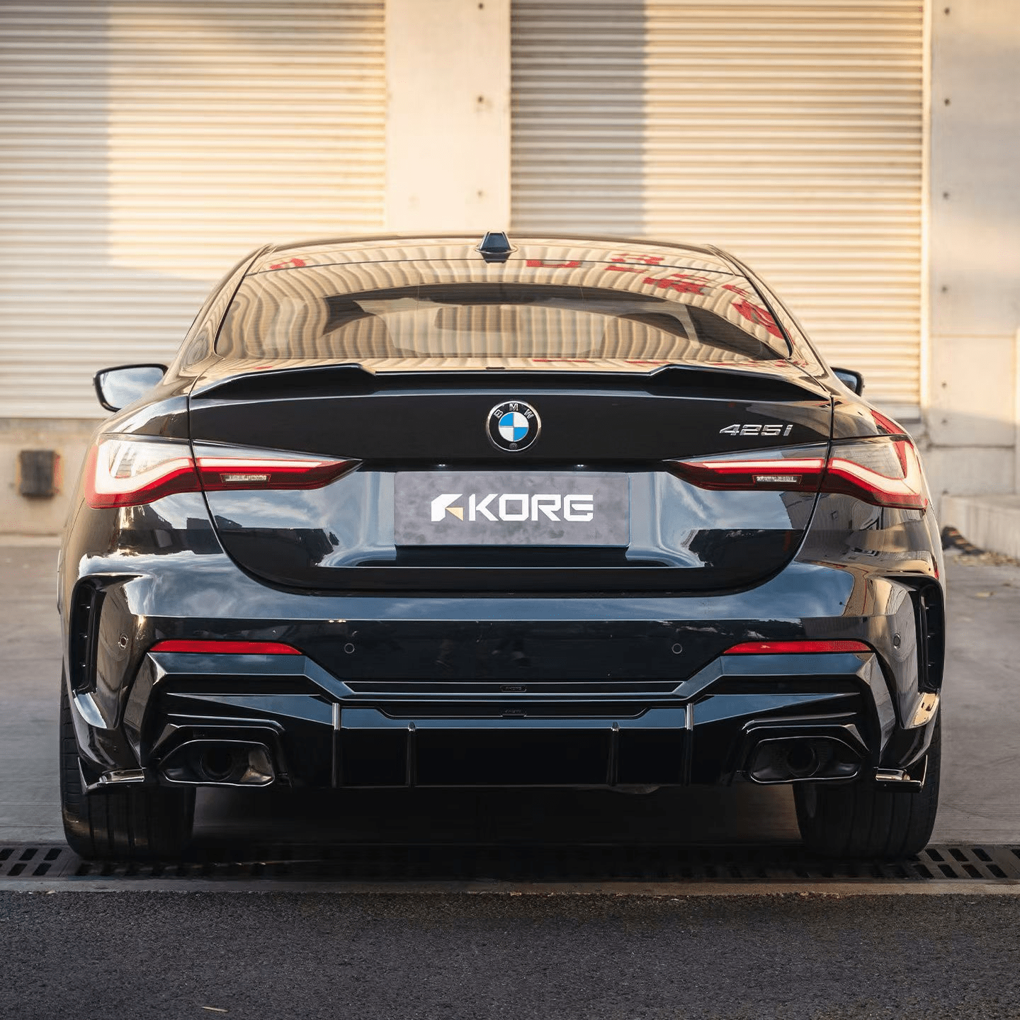 KORE - BMW 4 SERIES G22 GLOSS BLACK ABS REAR SPOILER - Aero Carbon UK