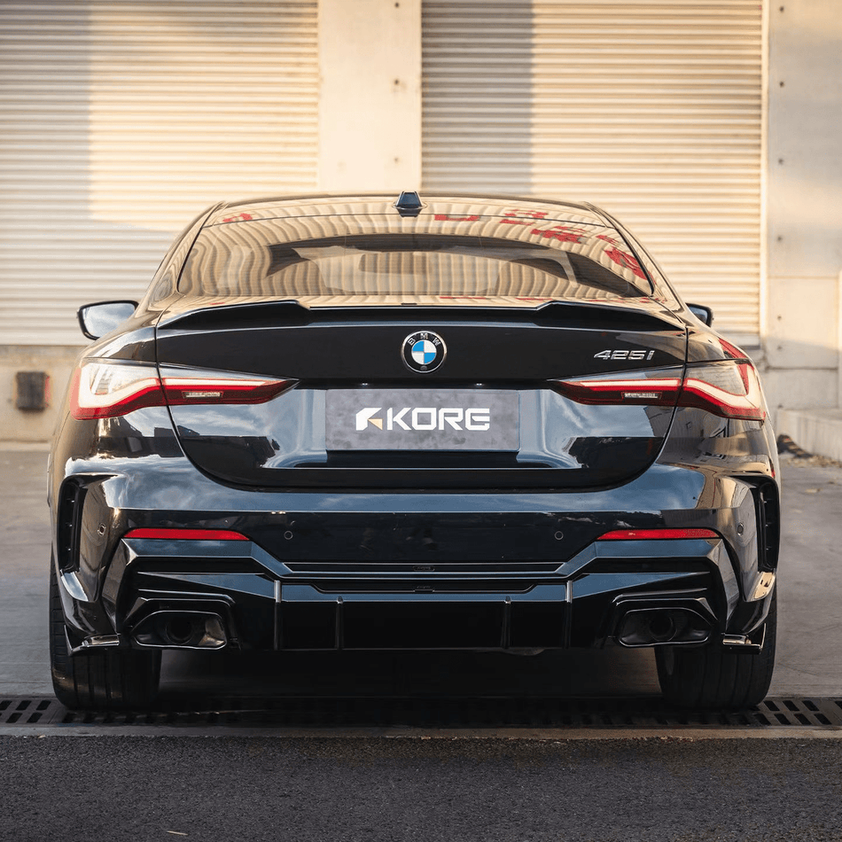 KORE - BMW 4 SERIES G22 GLOSS BLACK ABS REAR SPOILER - Aero Carbon UK
