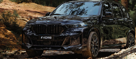 KORE - BMW X5 G05 LCI PC / ABS GLOSS BLACK FRONT LIP - Aero Carbon UK