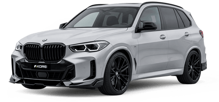 KORE - BMW X5 G05 LCI PC / ABS GLOSS BLACK FRONT LIP - Aero Carbon UK