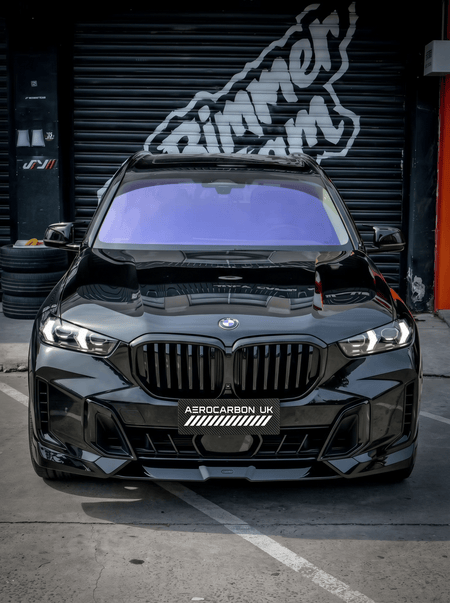 KORE - BMW X5 G05 LCI PC / ABS GLOSS BLACK FRONT LIP - Aero Carbon UK