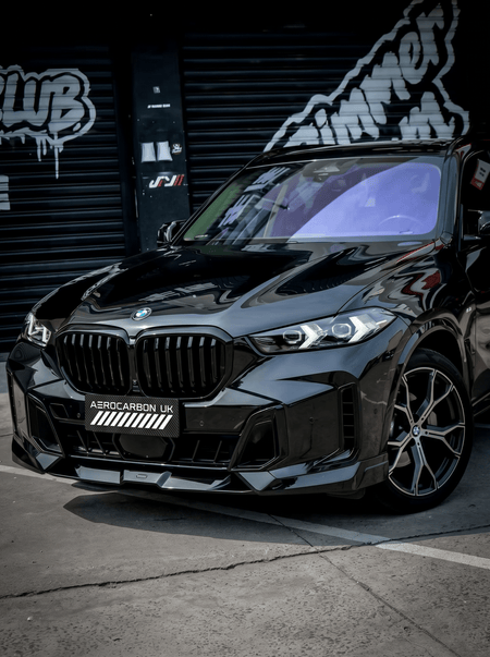 KORE - BMW X5 G05 LCI PC / ABS GLOSS BLACK FRONT LIP - Aero Carbon UK