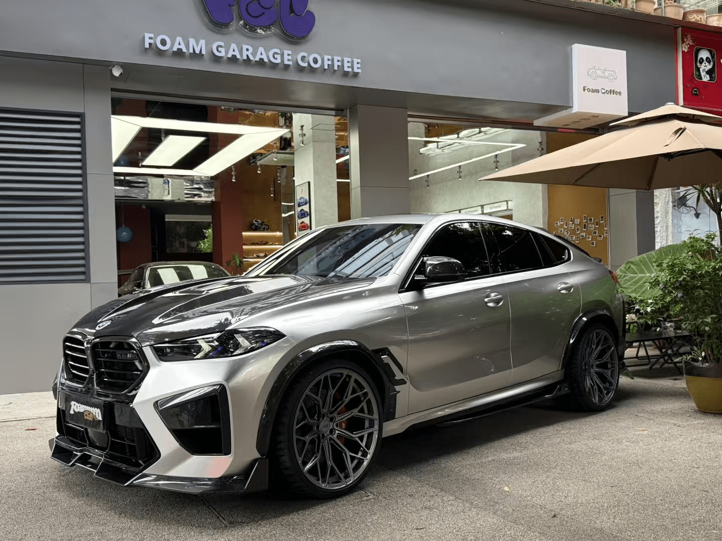 LUMING - BMW X6M F96 LCI DRY CARBON FIBER FRONT LIP - Aero Carbon UK