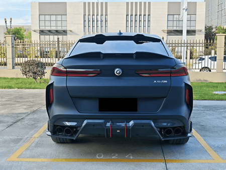 LUMING - BMW X6M F96 LCI DRY CARBON FIBER REAR ROOF SPOILER - Aero Carbon UK
