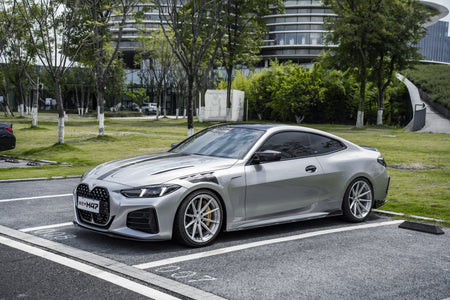 M47 - BMW 4 SERIES G22 DRY CARBON FIBER SIDE SKIRTS V2 - Aero Carbon UK