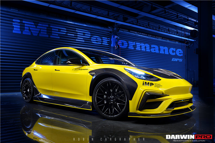 DARWINPRO - TESLA MODEL 3 IMP PERFORMANCE CARBON FIBER FULL BODY KIT - Aero Carbon UK