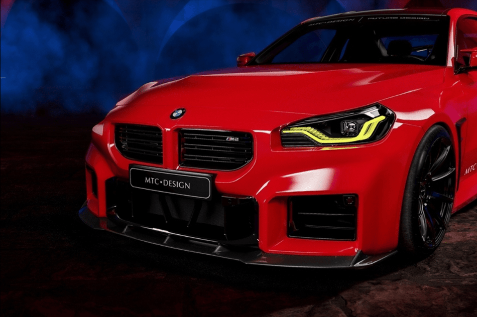 MTC DESIGN - BMW M2 G87 DRY CARBON FIBER FRONT LIP - Aero Carbon UK