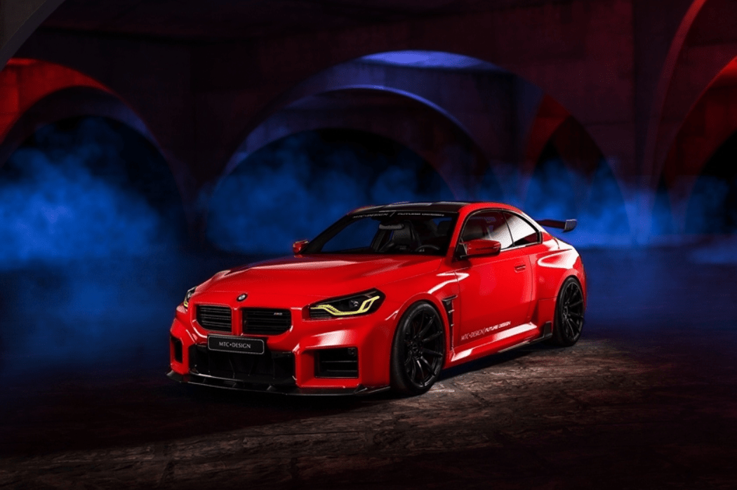 MTC DESIGN - BMW M2 G87 DRY CARBON FIBER FRONT LIP - Aero Carbon UK