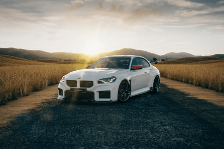 MTC DESIGN - BMW M2 G87 DRY CARBON FIBER FRONT LIP - Aero Carbon UK