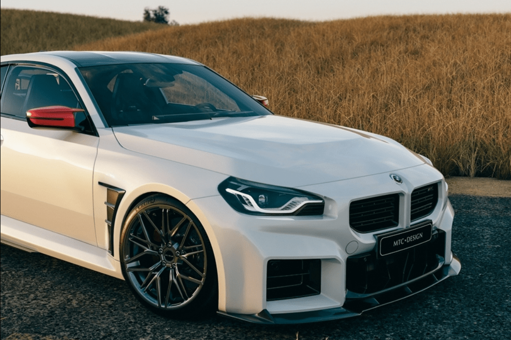 MTC DESIGN - BMW M2 G87 DRY CARBON FIBER FRONT LIP - Aero Carbon UK