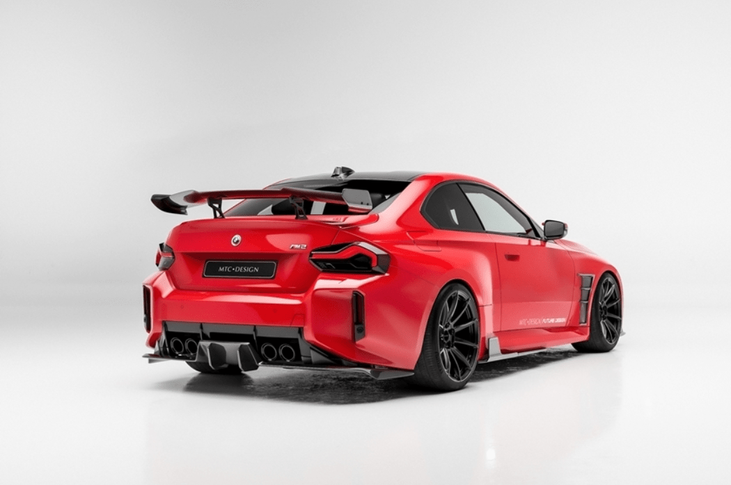 MTC DESIGN - BMW M2 G87 DRY CARBON FIBER REAR DIFFUSER UNDERSKIRT - Aero Carbon UK