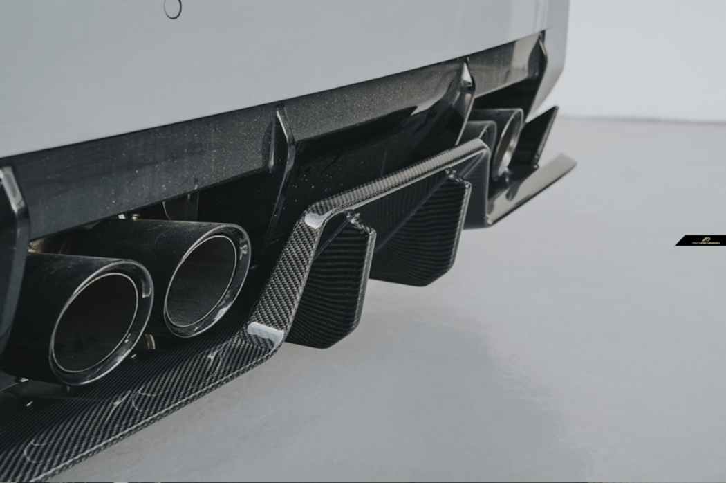 MTC DESIGN - BMW M2 G87 DRY CARBON FIBER REAR DIFFUSER UNDERSKIRT - Aero Carbon UK