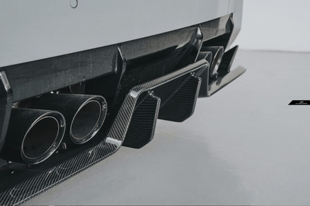 MTC DESIGN - BMW M2 G87 DRY CARBON FIBER REAR DIFFUSER UNDERSKIRT - Aero Carbon UK