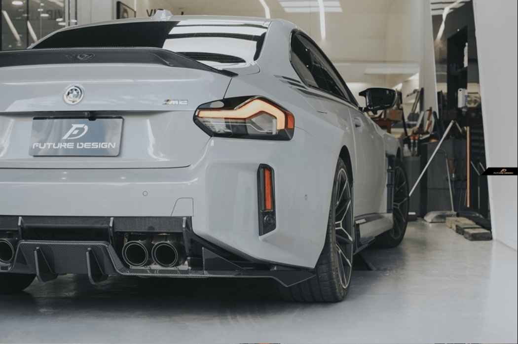 MTC DESIGN - BMW M2 G87 DRY CARBON FIBER REAR DIFFUSER UNDERSKIRT - Aero Carbon UK