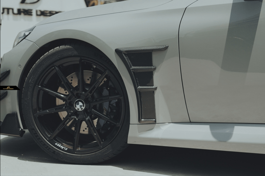 MTC DESIGN - BMW M2 G87 DRY CARBON FIBER SIDE FENDER TRIM - Aero Carbon UK