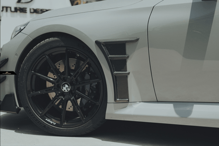 MTC DESIGN - BMW M2 G87 DRY CARBON FIBER SIDE FENDER TRIM - Aero Carbon UK