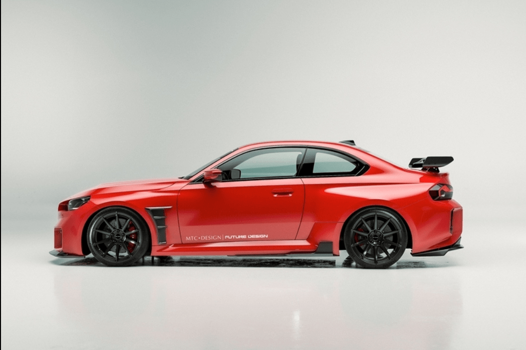 MTC DESIGN - BMW M2 G87 DRY CARBON FIBER SIDE FENDER TRIM - Aero Carbon UK