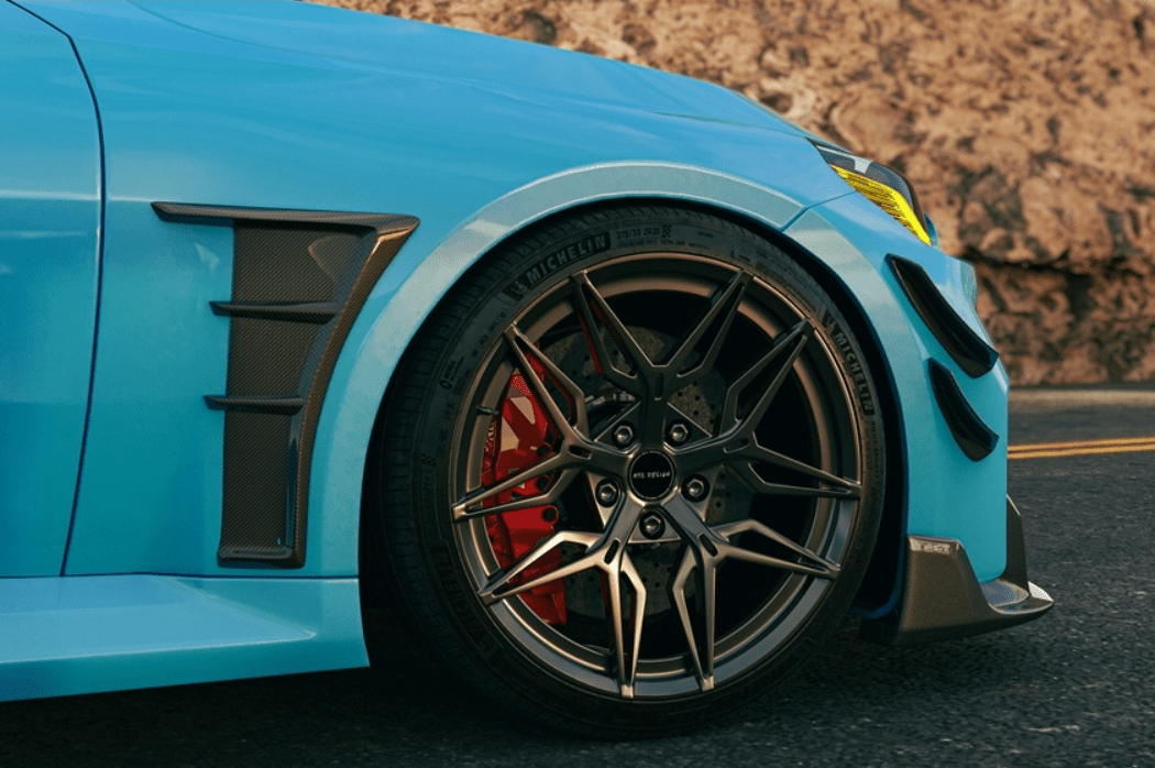 MTC DESIGN - BMW M2 G87 DRY CARBON FIBER SIDE FENDER TRIM - Aero Carbon UK