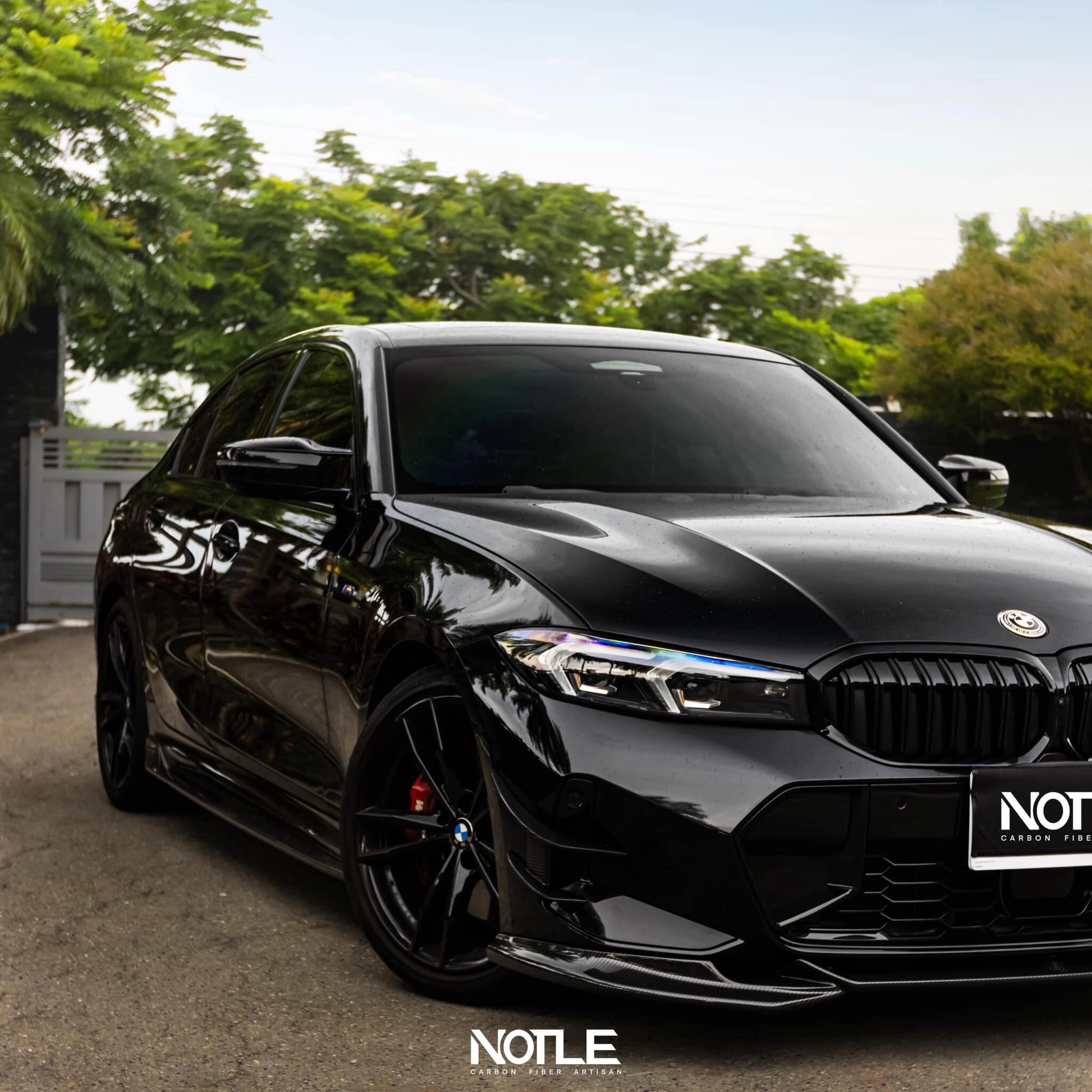 NOTLE - BMW 3 SERIES G20 LCI DRY CARBON FIBRE FRONT LIP SPLITTER - Aero Carbon UK