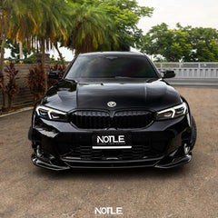 NOTLE - BMW 3 SERIES G20 LCI DRY CARBON FIBRE FRONT LIP SPLITTER - Aero Carbon UK