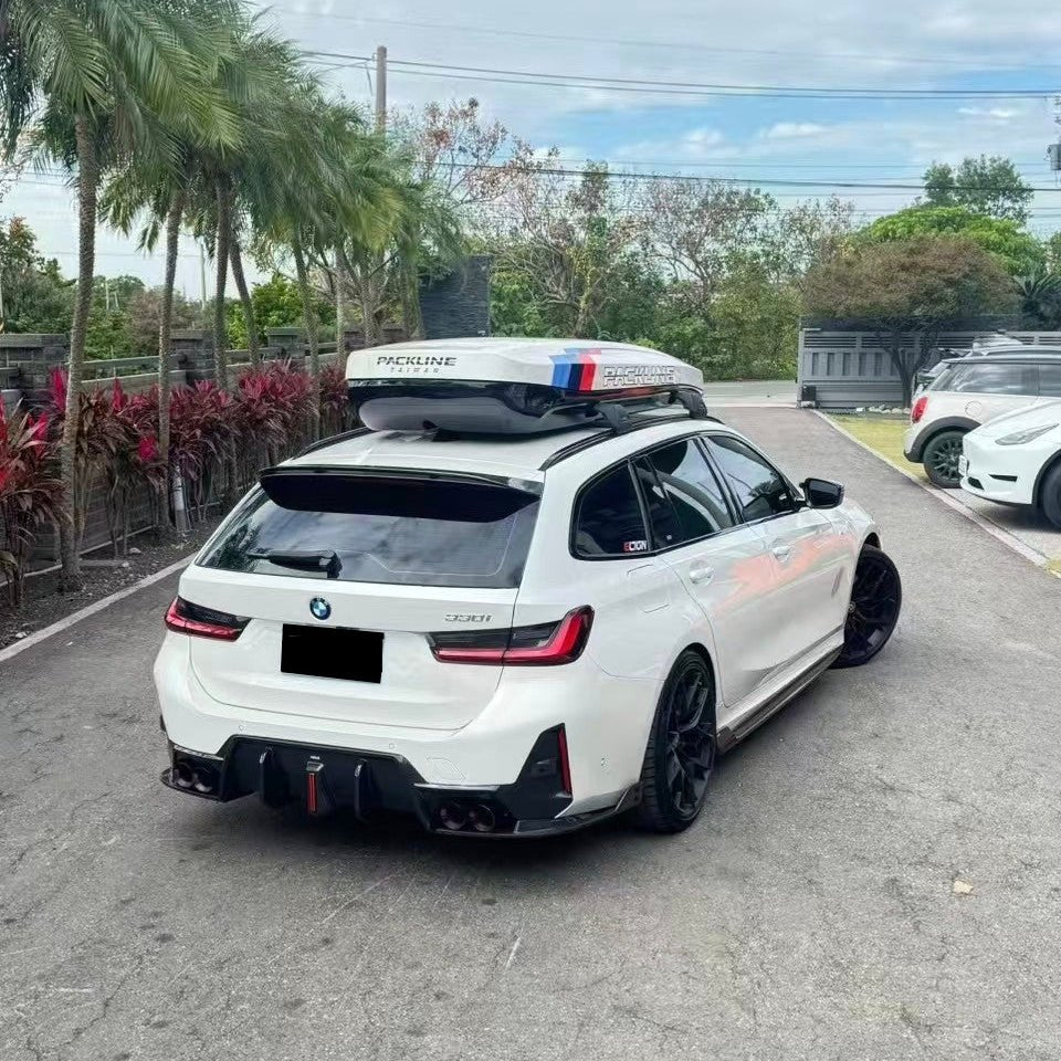 NOTLE - BMW 3 SERIES G21 / M3 G81 CARBON FIBER REAR ROOF SPOILER V2 - Aero Carbon UK