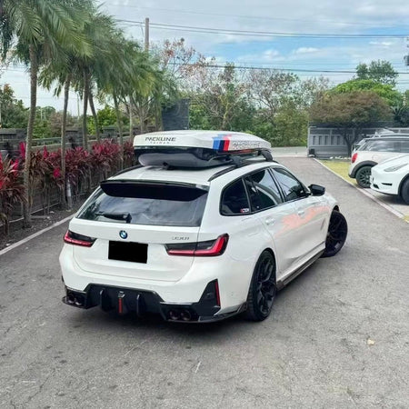 NOTLE - BMW 3 SERIES G21 / M3 G81 CARBON FIBER REAR ROOF SPOILER V2 - Aero Carbon UK