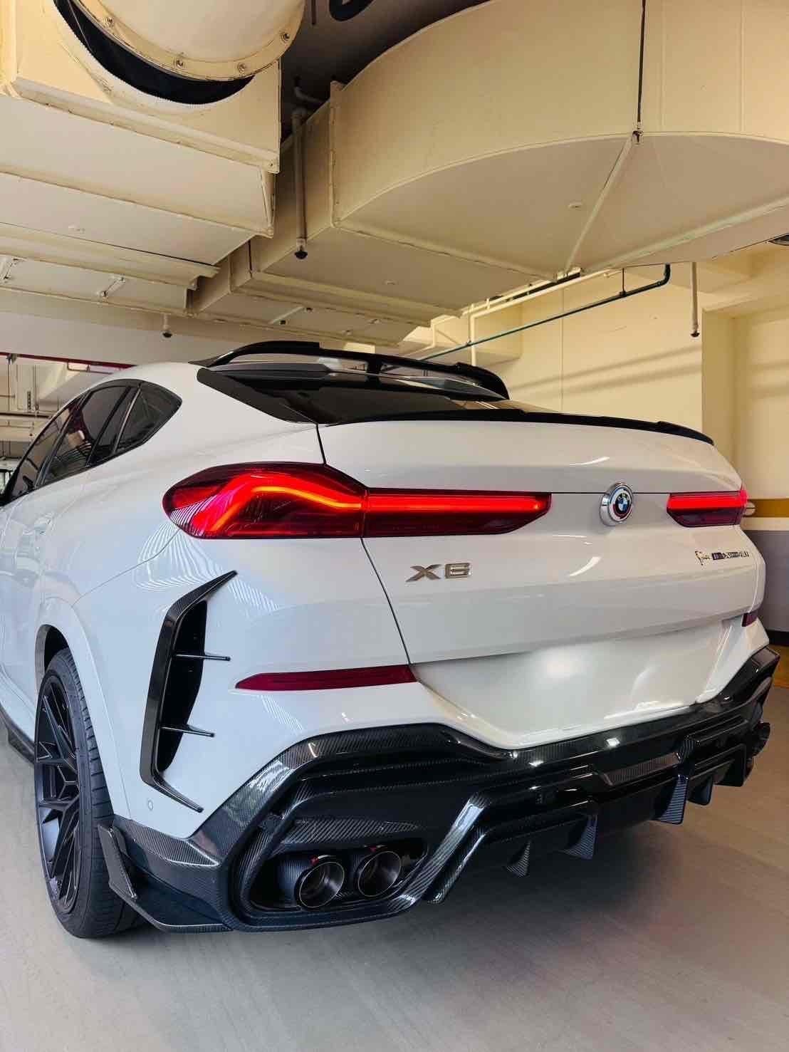 NOTLE - BMW X6 G06 DRY CARBON FIBER REAR DIFFUSER - Aero Carbon UK