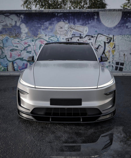 NOTLE - TESLA MODEL Y JUNIPER 2025+ DRY CARBON FIBER FRONT LIP - Aero Carbon UK