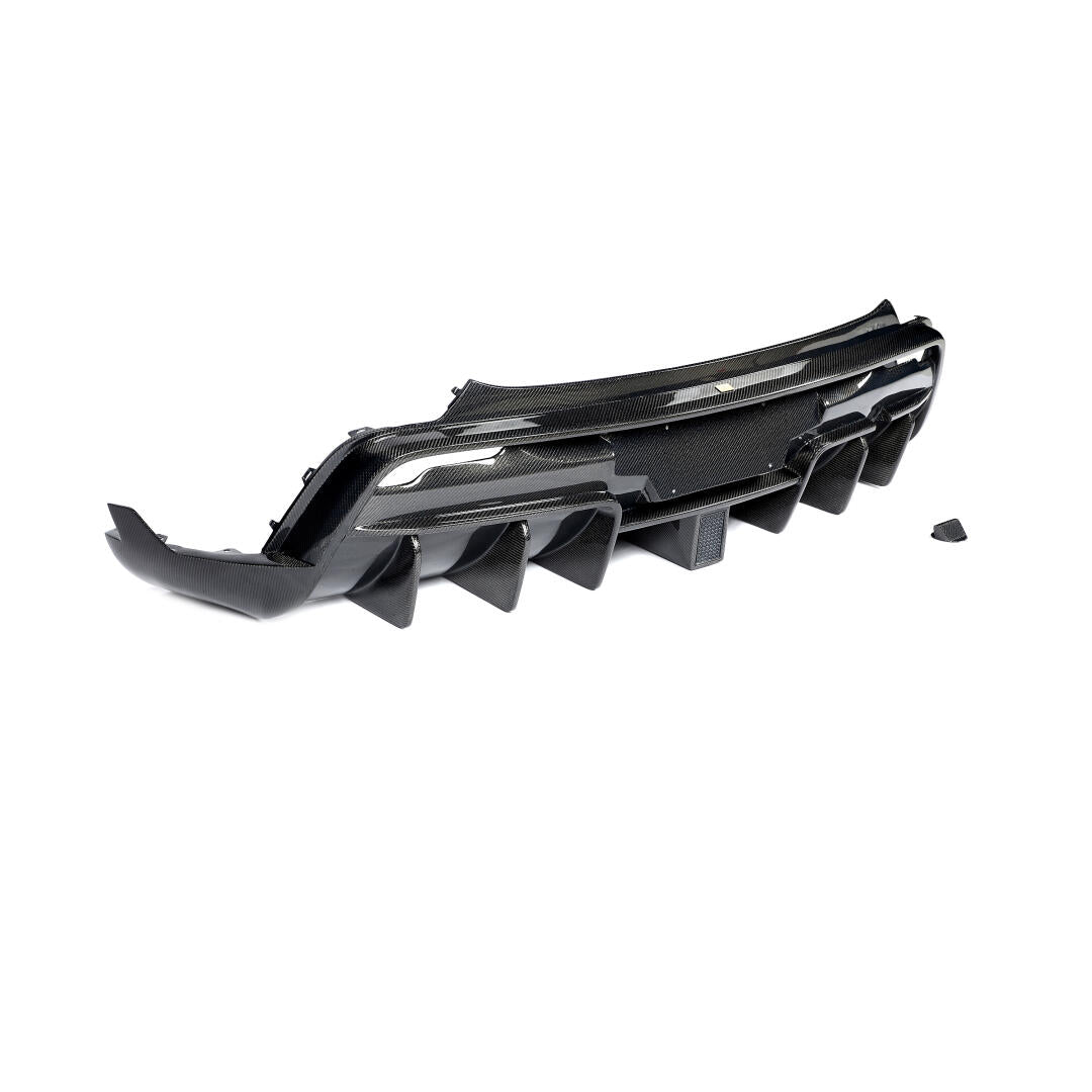 NOTLE - TESLA MODEL Y JUNIPER 2025+ DRY CARBON FIBER REAR LED DIFFUSER - Aero Carbon UK