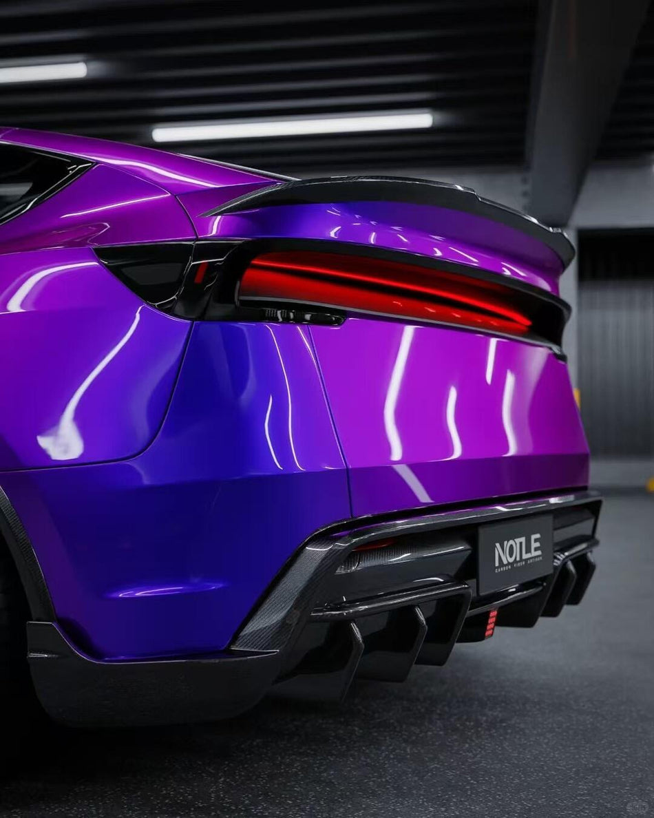 NOTLE - TESLA MODEL Y JUNIPER 2025+ DRY CARBON FIBER REAR SPOILER - Aero Carbon UK