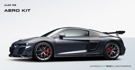 PAKTECHZ - AUDI R8 GEN 2 2016-2023 FULL DRY CARBON FIBRE BONNET - Aero Carbon UK