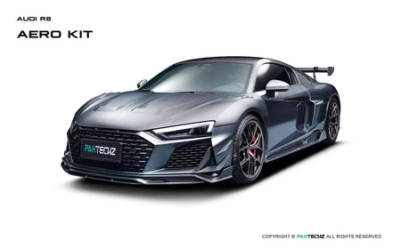 PAKTECHZ - AUDI R8 GEN 2 2016-2023 FULL DRY CARBON FIBRE BONNET - Aero Carbon UK