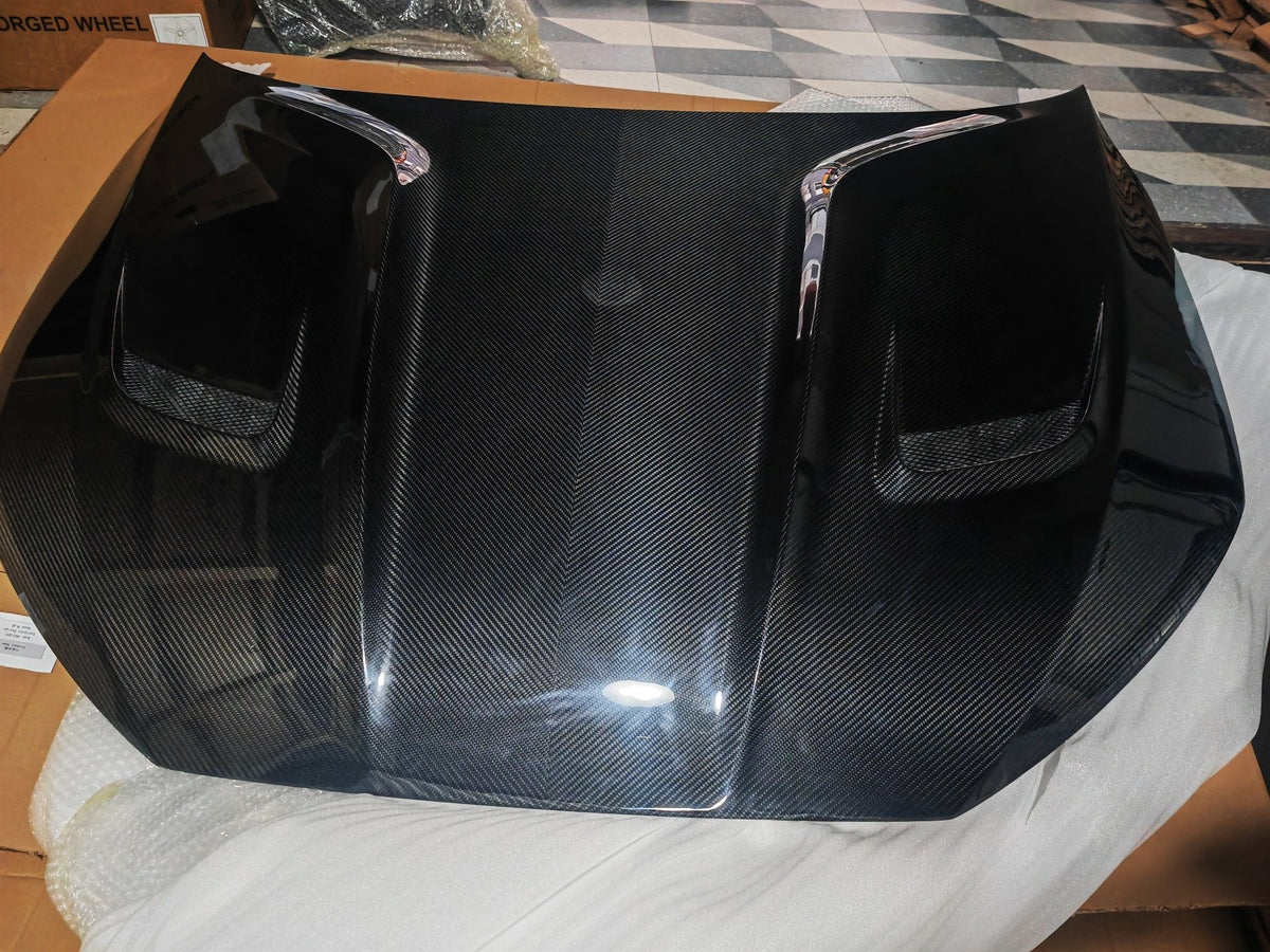 PAKTECHZ - AUDI RS3 8Y DRY CARBON FIBRE HOOD BONNET - Aero Carbon UK