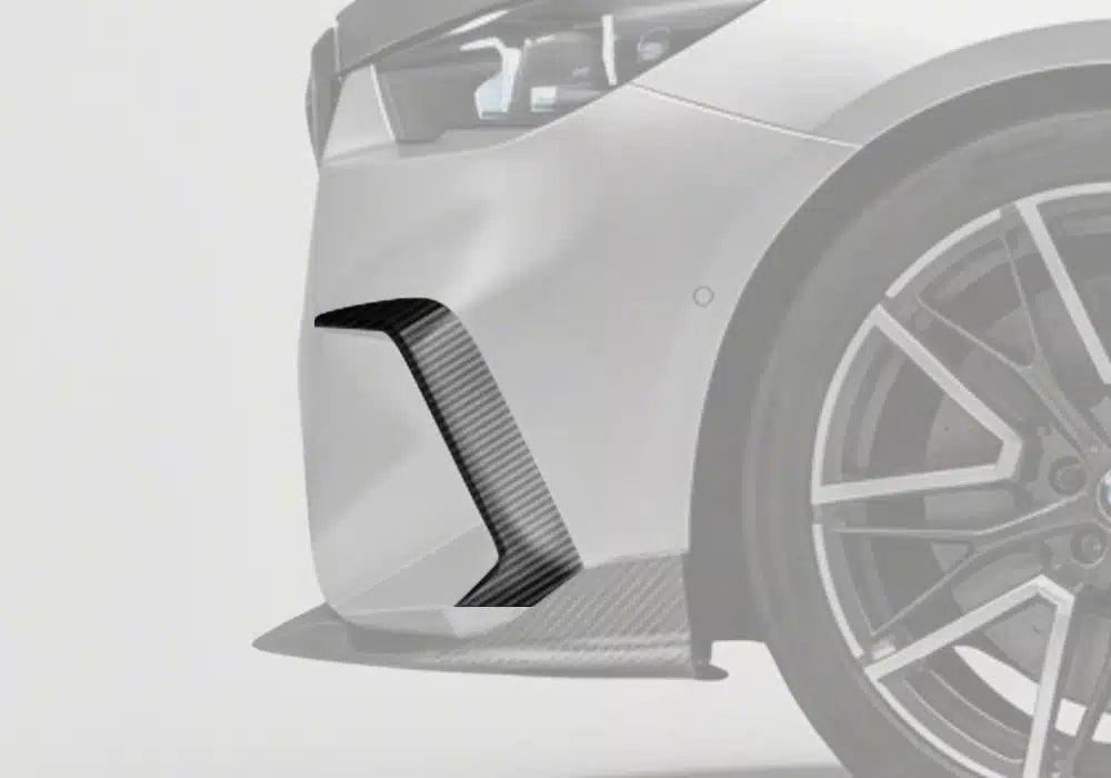 PAKTECHZ - BMW M5 G90 DRY CARBON FIBER FRONT CANARDS - Aero Carbon UK