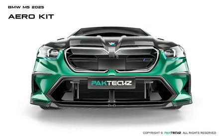 PAKTECHZ - BMW M5 G90 DRY CARBON FIBER FRONT CANARDS - Aero Carbon UK