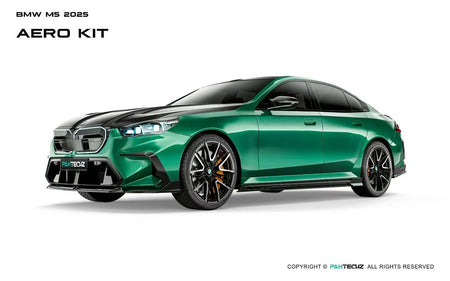 PAKTECHZ - BMW M5 G90 DRY CARBON FIBER FRONT CANARDS - Aero Carbon UK