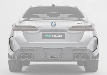 PAKTECHZ - BMW M5 G90 DRY CARBON FIBER REAR CANARDS - Aero Carbon UK