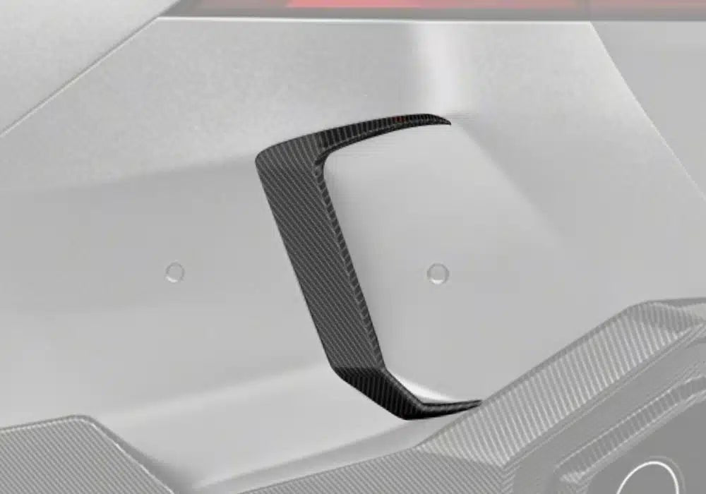 PAKTECHZ - BMW M5 G90 DRY CARBON FIBER REAR CANARDS - Aero Carbon UK