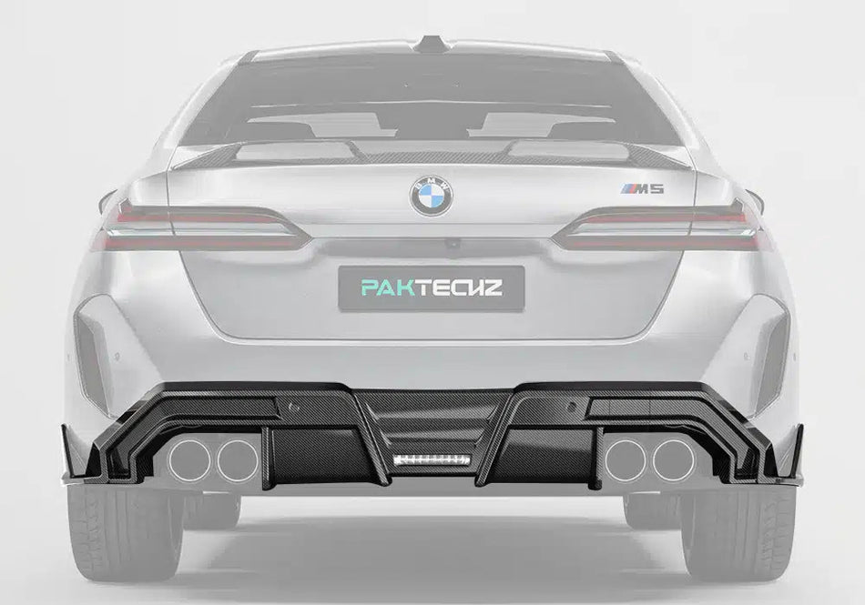 PAKTECHZ - BMW M5 G90 DRY CARBON FIBER REAR DIFFUSER - Aero Carbon UK