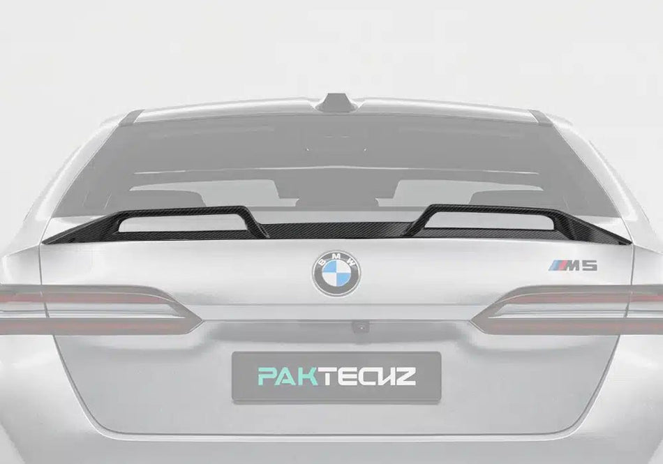 PAKTECHZ - BMW M5 G90 DRY CARBON FIBER REAR SPOILER - Aero Carbon UK