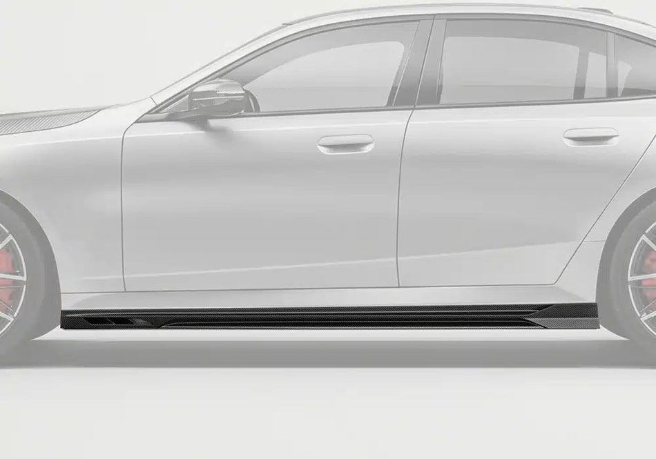 PAKTECHZ - BMW M5 G90 DRY CARBON FIBER SIDE SKIRTS - Aero Carbon UK