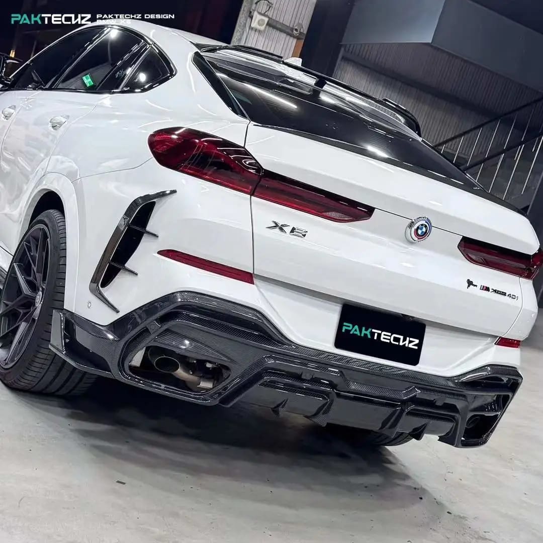 PAKTECHZ - BMW X6 G06 DRY CARBON FIBER REAR DIFFUSER - Aero Carbon UK