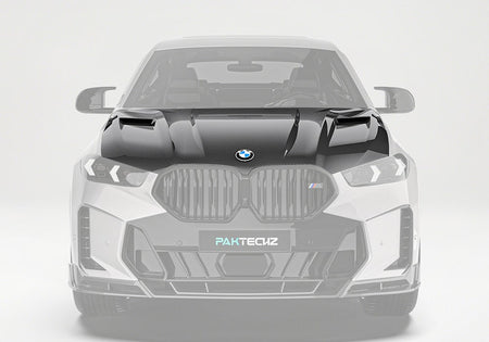 PAKTECHZ - BMW X6 G06 LCI DRY CARBON FIBRE FRONT BONNET HOOD - Aero Carbon UK