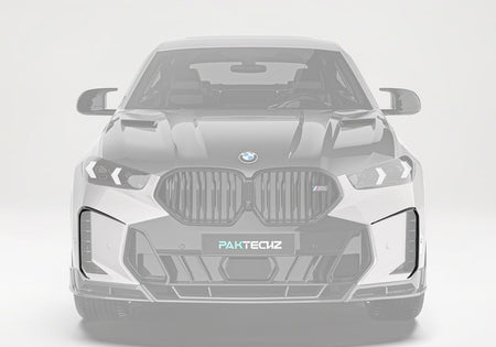 PAKTECHZ - BMW X6 G06 LCI DRY CARBON FIBRE FRONT CANARDS - Aero Carbon UK