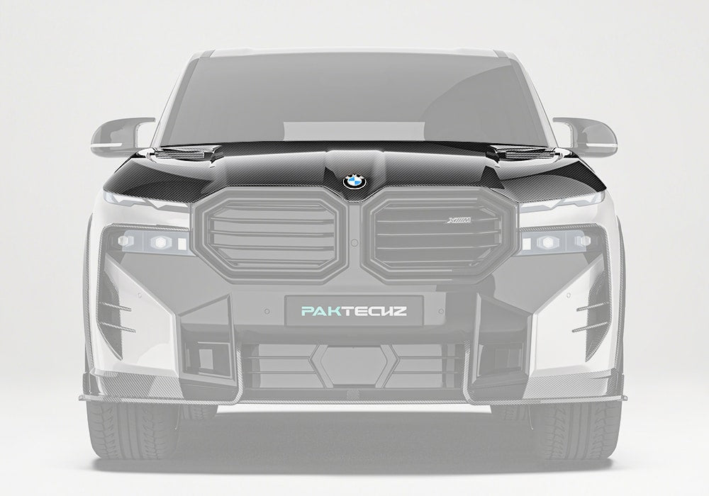 PAKTECHZ - BMW XM G09 DRY CARBON FIBRE FRONT BONNET HOOD - Aero Carbon UK