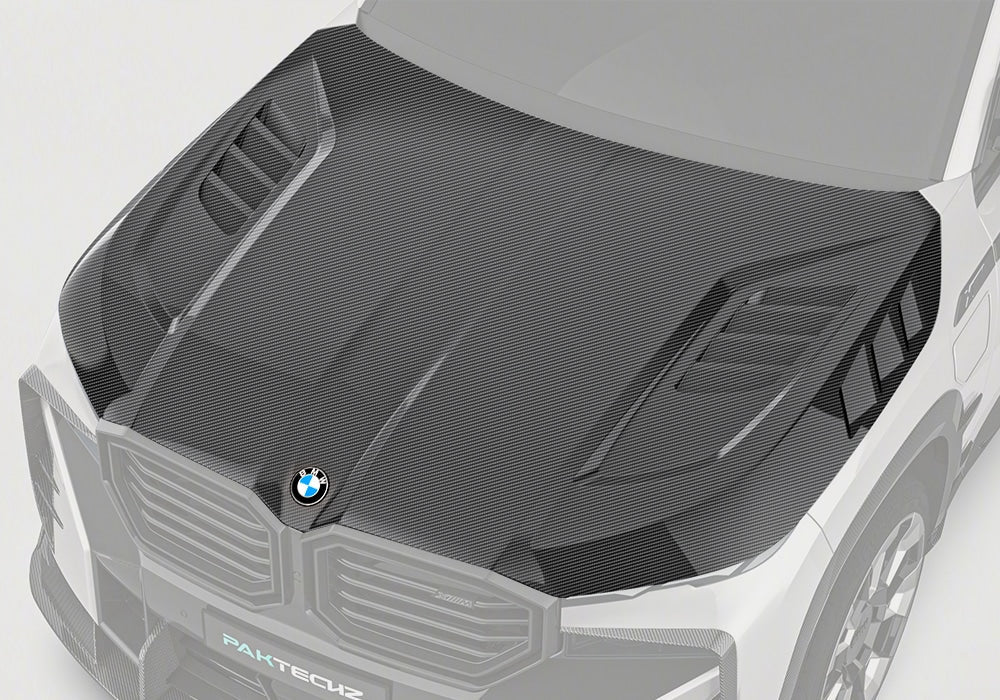 PAKTECHZ - BMW XM G09 DRY CARBON FIBRE FRONT BONNET HOOD - Aero Carbon UK