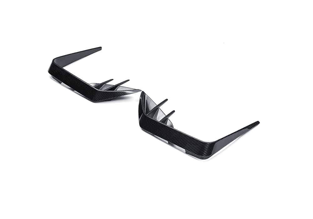 PAKTECHZ - BMW XM G09 DRY CARBON FIBRE FRONT CANARDS - Aero Carbon UK
