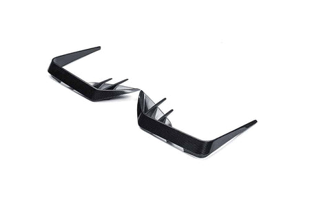 PAKTECHZ - BMW XM G09 DRY CARBON FIBRE FRONT CANARDS - Aero Carbon UK