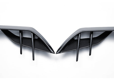 PAKTECHZ - BMW XM G09 DRY CARBON FIBRE FRONT CANARDS - Aero Carbon UK