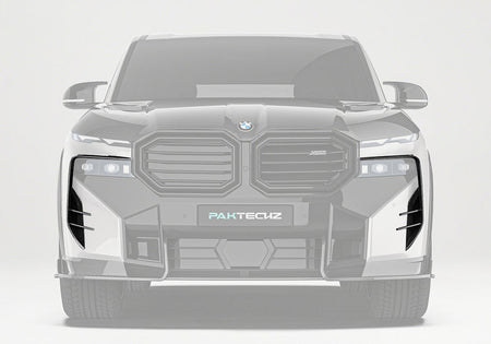 PAKTECHZ - BMW XM G09 DRY CARBON FIBRE FRONT CANARDS - Aero Carbon UK